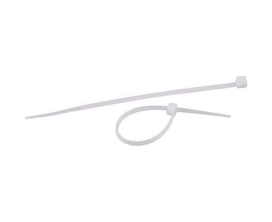 Кабельная стяжка ЭРА 5x250 мм, белая, 25 шт. Б0057064 