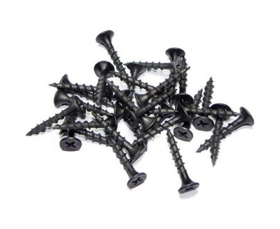 Саморез по дереву Dr. Bronz черный, 3,5x35 мм, 2 кг 353520 