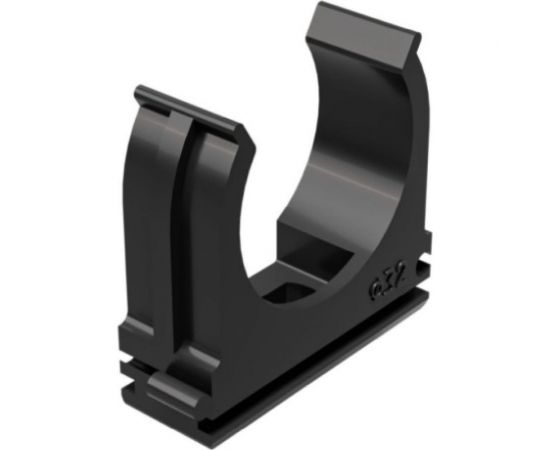 Держатель с защелкой для труб Greenel D16 мм, черный, 100 шт. GE50140-05 