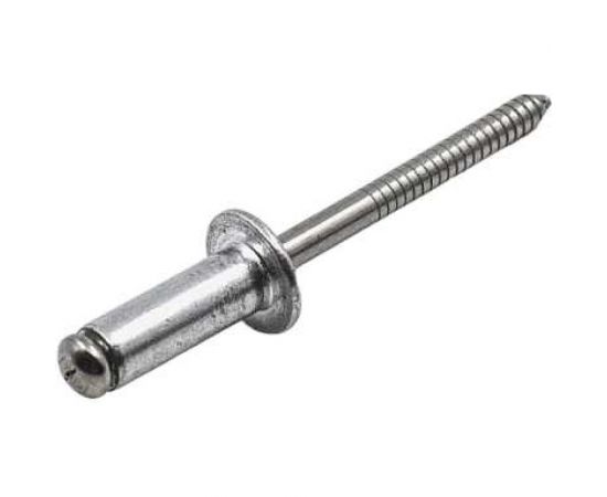 Вытяжная заклепка со стандартным бортиком KREPFIELD 4,8x10 мм, ART 9052, алюминий/А2, 100 шт. 9052ЗАКЛЕПКА4,8Х10-100 