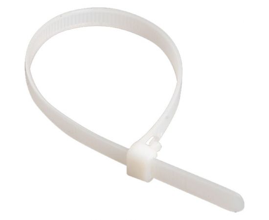 Хомут IEK 8.8x500, белый, нейлон, упаковка 100шт, ИЭК UHH31-D088-500-100 