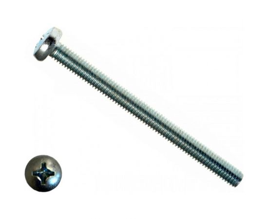 Винт КРЕП-КОМП полуцилиндрическая головка, цинк DIN7985 3х10 2000шт вц310ф 