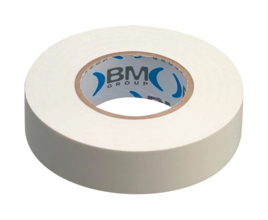 Изолента BM Group ПВХ, 25 мм x 25 м, цвет белый BM-ESB2525BI 