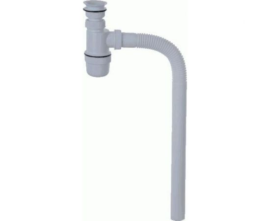 Сифон VIRPLAST 1.1/2 пластиковый выпуск, с гибкой трубой 40мм 70902 