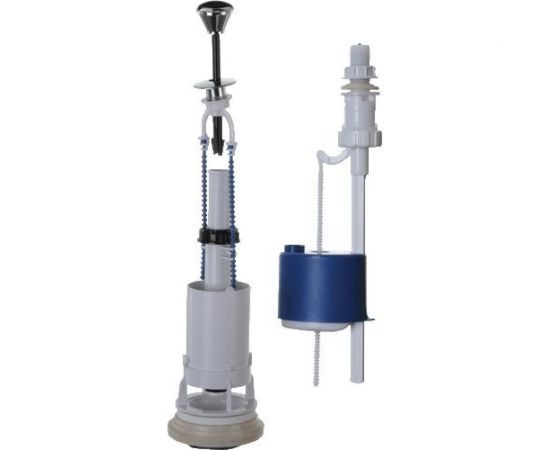 Арматура для бачка Псков шток, нижняя подводка, металлизированный, 67.57.14.3 28135 