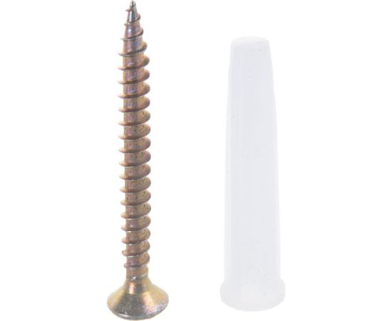 Набор белый дюбель VIPкрепеж 30 шт. 31564 VIP – изображение 2