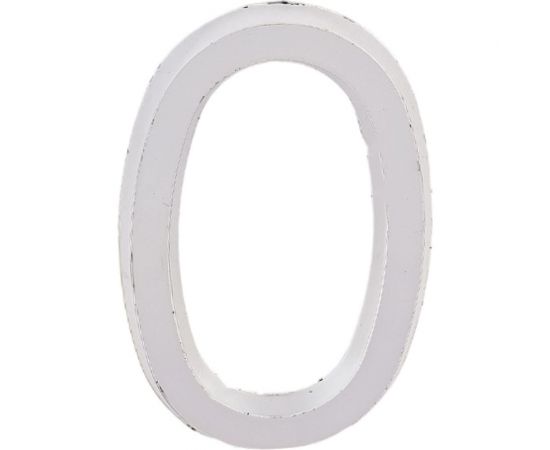 Самоклеящаяся цифра FUARO "0" ABS (50x37) CP хром 46917 – изображение 2