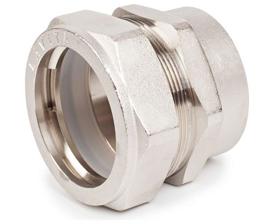 Муфта Lavita труба-вн. резьба усиленная V/S F 50х2 HP, НИКЕЛ V/S (F) 502"" HP, НИКЕЛ – изображение 2