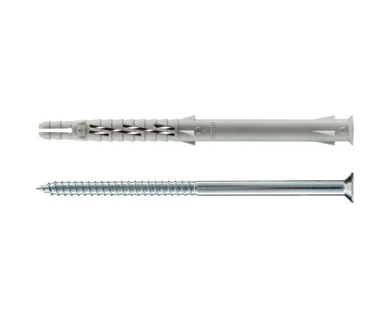 Фасадный дюбель с шурупом Tecfi потайная головка, шлиц TORX 10x140 25 шт 147664 – изображение 2