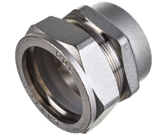 Муфта Lavita труба-вн. резьба усиленная V/S F 50х2 HP, НИКЕЛ V/S (F) 502"" HP, НИКЕЛ – изображение 3