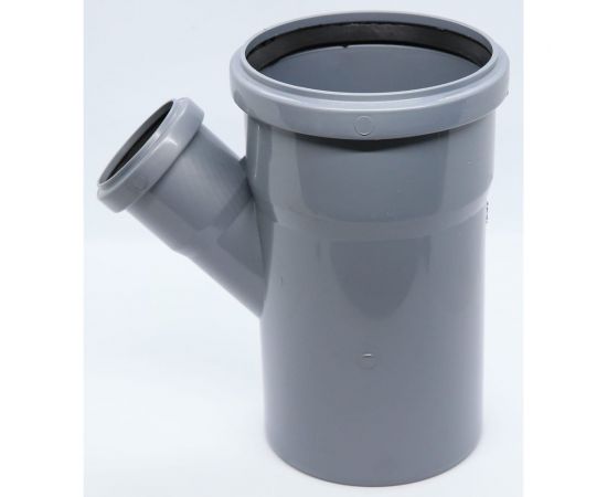 Тройник Flextron D 110 мм на D 50 мм 45 градусов, для внутренней канализации 140107 – изображение 3