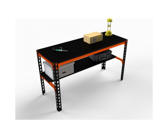 Металлический стол ООО Металекс Metalex 750x1000x500 мм, оранжево-чёрный SMMO751050 – изображение 4