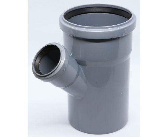 Тройник Flextron D 110 мм на D 50 мм 45 градусов, для внутренней канализации 140107 – изображение 4