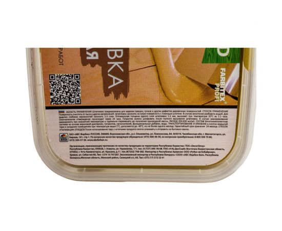 Акриловая шпатлевка по дереву FARBITEX (дуб; 0.4 кг; 0,25 л) 4300004764 – изображение 4