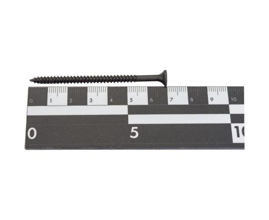 Саморез по металлу для ГКЛ Метизный двор 4,2х70, частая резьба, оксидированный, 1 кг 4690441020086 – изображение 4