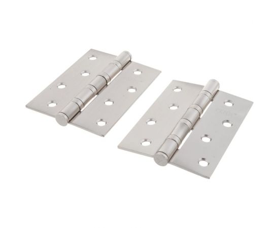 Петля стальная 100*75*2,5, 4 подшипника плоский колпачок РЕНЦ 100- 4BB FH SN – изображение 4