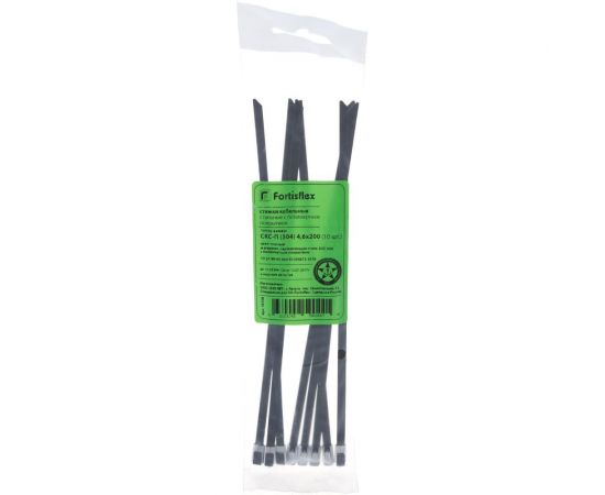 Стальные стяжки FORTISFLEX СКС-П 304 4,6х200 10шт 78728 – изображение 4