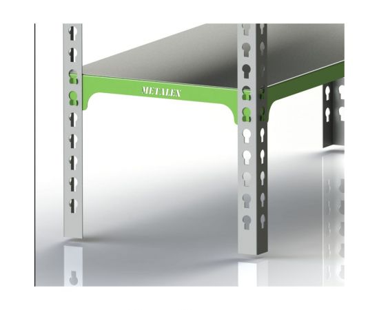 Стол-верстак 950x1700x500 (одна полка) + перфопанель с комплектом аксессуаров SVPIPRIA951750 – изображение 4