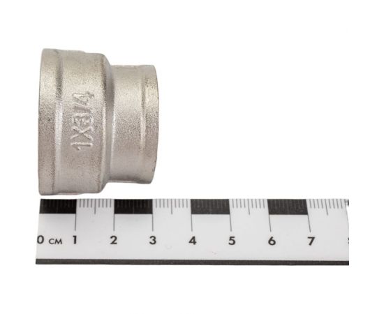 Муфта STI латунная переходная Ду25x20 (1"x3/4") Ру16 внутренняя резьба D270-00425 – изображение 4