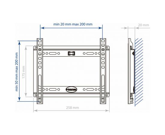 Кронштейн для телевизоров KROMAX IDEAL-5 white 26021 – изображение 8