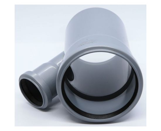 Тройник Flextron D 110 мм на D 50 мм 45 градусов, для внутренней канализации 140107 – изображение 9