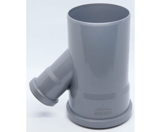 Тройник Flextron D 110 мм на D 50 мм 45 градусов, для внутренней канализации 140107 – изображение 10