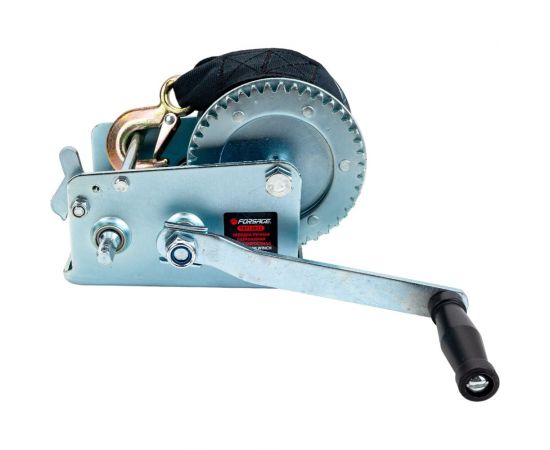 Барабанная ручная двухскоростная лебедка Forsage 1300кг F-TRT1301S 