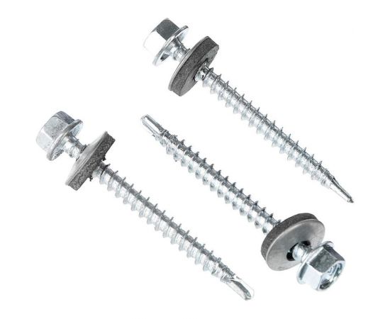 Кровельные саморезы Tech-Krep 4,8х50 оцинк с буром 5 кг коробка 144783 