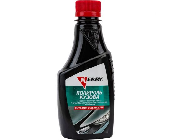 Полироль кузова для покрытий типа металлик и перламутр KERRY KR-252 250 мл 11606146 