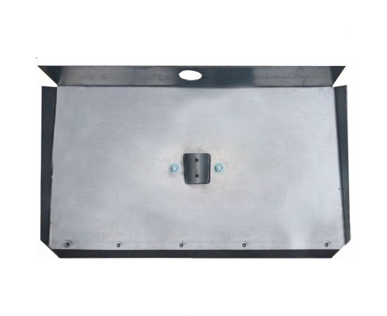 Лопата ООО ПК Тандем-АГРО ЛА-3б алюминиевая с планкой, 460x300 мм, раскрой 500x375 мм, 1.5 мм, без черенка 4670016432827 