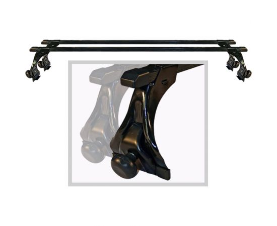 Багажник Nova Bright для ГАЗ 2410-3110, в сборе, сталь, прямоугольный профиль, в пласт. оплетке 140 см 39774 