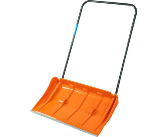 Пластиковый движок для уборки снега СИБРТЕХ 795x435x1280 мм, стальная рукоятка, усиленный 61669 