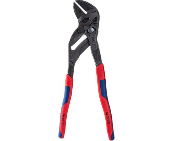 Переставные клещи-ключ Knipex 52 мм (2""), 250 мм, серые, 2-к ручки, подвес KN-8602250SB 