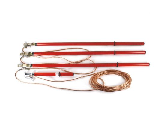 Переносное заземление Электро Трейд для ВЛ до 10кВ ЗПЛ-10Э-3 /16мм/ ET-Z136-16 