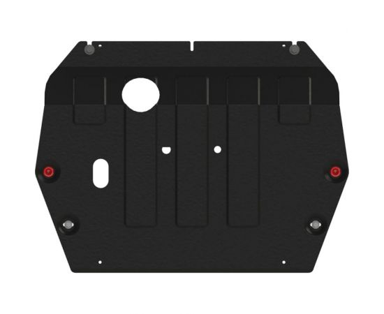 Защита картера и КПП SHERIFF для JAC J7 2021-1.5T MT/ 1.5T CVT, универсальная штамповка, сталь 2.0 мм, с крепежом 4853 