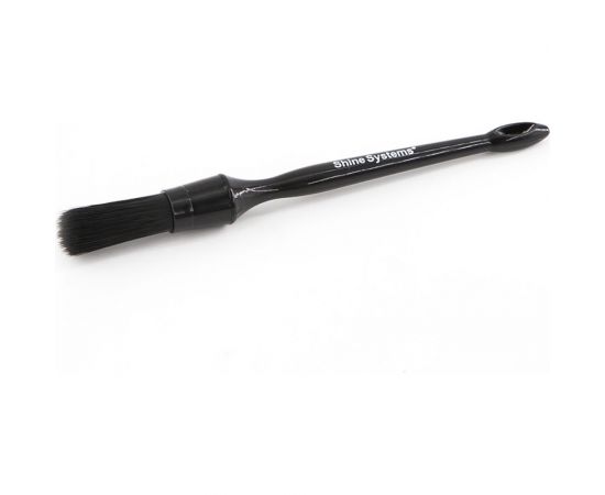 Деликатная кисть для детейлинга Shine systems Detailing Brush N10 средняя SS846 