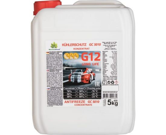 Антифриз, концентрат GreenCool 5 кг, красный GС5010 702682 