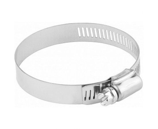 Обжимной хомут Госкреп 9 мм, оцинк., 60-80 мм, 2 шт. 11-0012500 – изображение 2