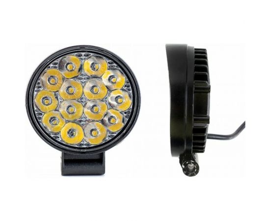 Фара рабочего света Nord-Yada 42 Вт, круглая, 14 диодов, дальний, 83х83х22 907692 – изображение 2