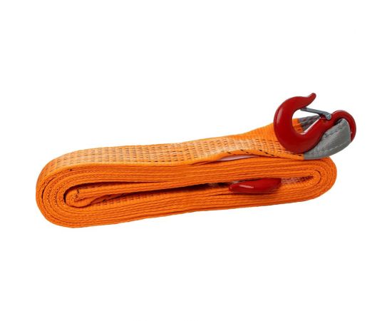 Буксировочный трос ООО ГРУС-А крюк-крюк, 14 т, 5 м ГА-БТ-КК-14-05 – изображение 2