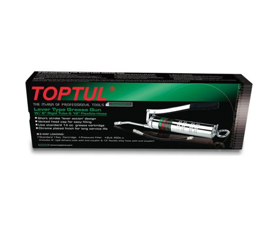 Шприц для консистентной смазки с ручным насосом TOPTUL 400 мл JGAE0201 – изображение 2