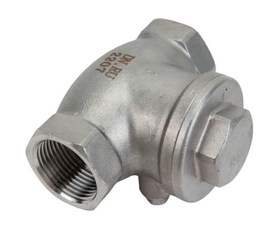 Обратный клапан DN.ru поворотный -SCV-316 Ду20 Ру16 резьбовой D100-00494 – изображение 2