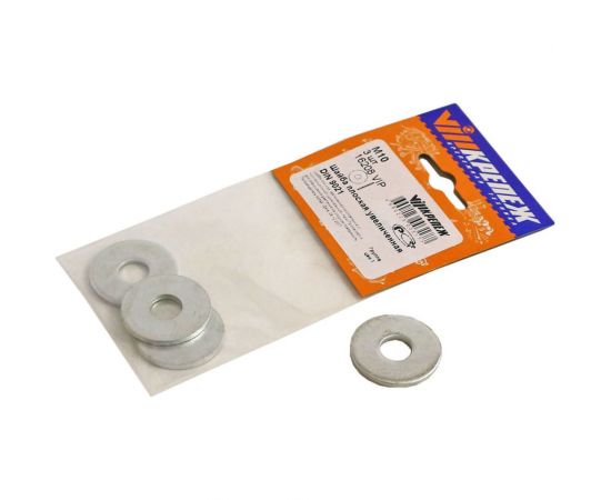 Плоская увеличенная шайба vipкрепеж din 9021, м10, 3 шт. 16208 VIP – изображение 2