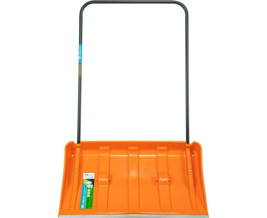 Пластиковый движок для уборки снега СИБРТЕХ 795x435x1280 мм, стальная рукоятка, усиленный 61669 – изображение 2