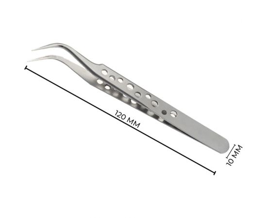 Диэлектрический пинцет HANDSKIT 120 мм, загнутый ST15 – изображение 2