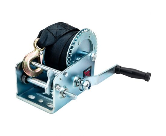 Барабанная ручная двухскоростная лебедка Forsage 1300кг F-TRT1301S – изображение 2