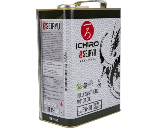 Моторное масло ICHIRO SEIRYU 5W30 API SP ACEA C3 4л ICR-1452-4 – изображение 2
