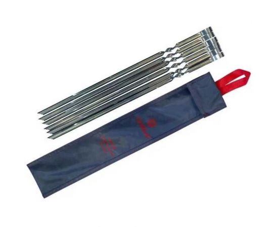 Набор 6 шампуров плоских из пищевой нерж.стали 450 Grillkoff 323 – изображение 2