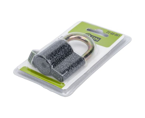 Замок навесной ON бронь 50 мм, алюминиевый сплав (блистер) 22-03-051 – изображение 3