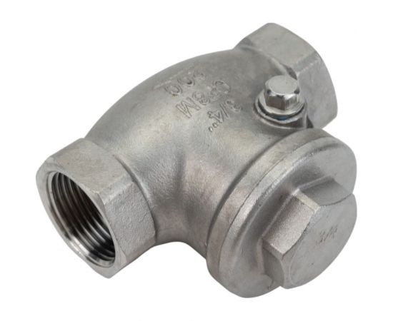 Обратный клапан DN.ru поворотный -SCV-316 Ду20 Ру16 резьбовой D100-00494 – изображение 3